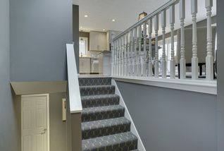 Upper and lower level living gives home and open feel...
