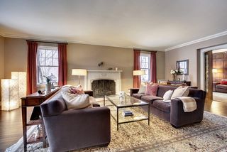 The Formal Living Room is flooded with Natural Light! 