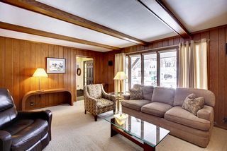 view of the family room toward the front entry