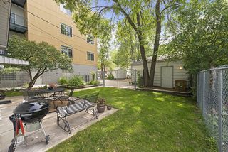 Elevations of neighboring condos are well above yard level.
