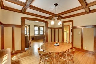 Note detailed trim and moldings around all entry ways