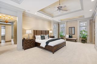 Primary Suite is Stunning.  Ceiling Treatments with cove lighting.