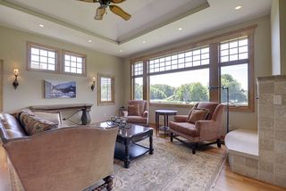 This incredible sun room offers amazing views and comfort