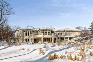 Upper decking is flagstone and Lower decking is exposed aggregate.