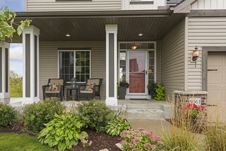 Deep welcoming front porch to sit and unwind