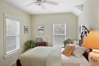 One of two bedrooms that could make up a second floor rental unit