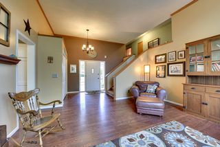 Find quick and easy access to upstairs bedrooms or lower level family room.