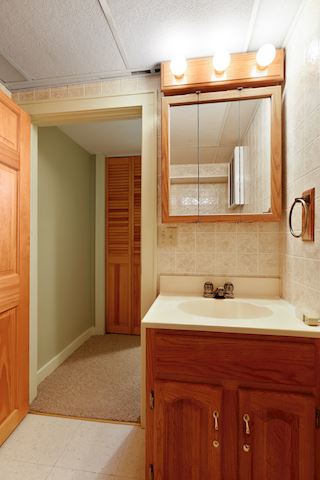 Lower level 3/4 bath 