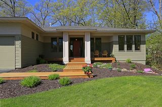 Cedar plank entrance