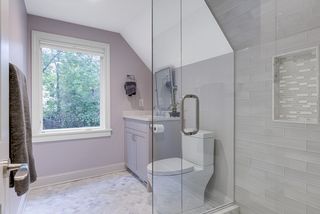 Bathroom also has beautiful finishes