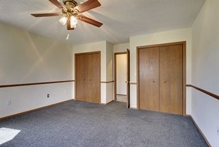 His and her closets. 