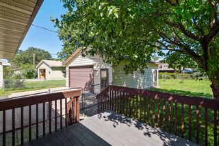View of the Garage and Yard from the Deck