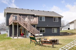 Close up of flat back yard -  great for activities.