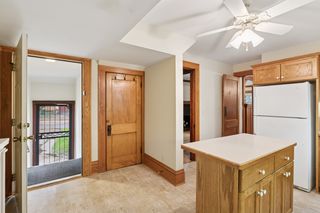 Side entrance to garage