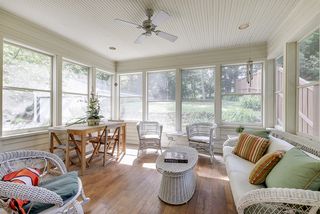 Large screened porch opens directly off the kitchen
