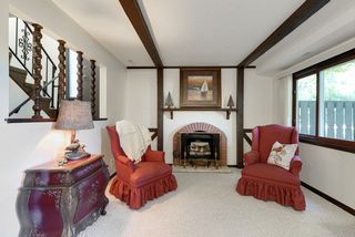 Beautiful fireplace with large picture window