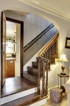 The Original Staircase leads to the Living Room & Kitchen. 