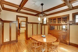 Ample storage in buffet and handy serving space