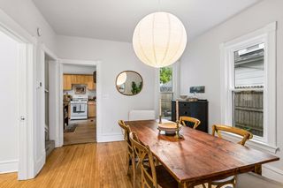 Tall ceilings and large windows let light bounce on fresh hardwood