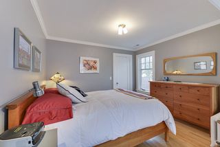 True master suite in the upper level