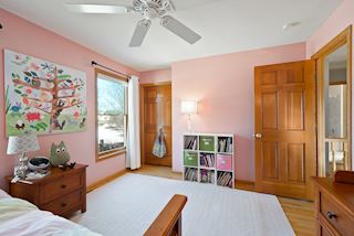 Hardwood floors throughout upper level