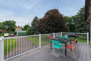 Composite deck with built in gas line to the grill