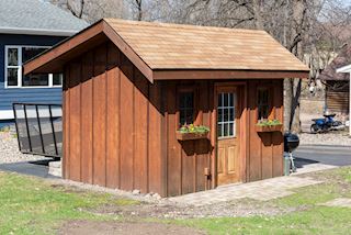 Garden Shed # 1 with Parking Area