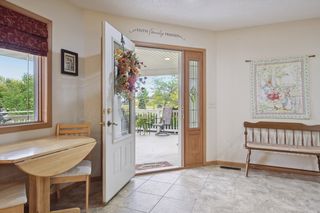 Expansive front entryway with heated tiles