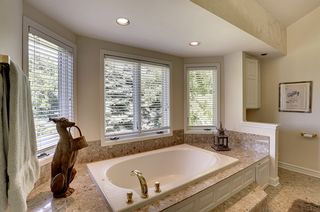 Separate soaking tub and shower!