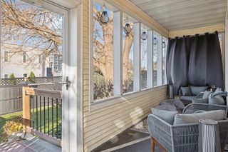 Enjoy morning coffee or an evening in nature with fully screened porch