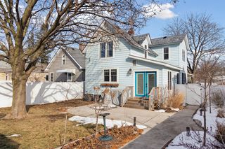 New concrete patio and sidewalks