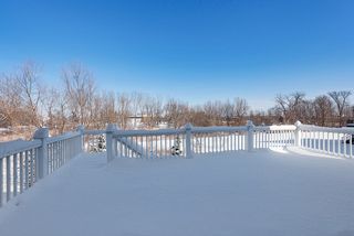Beautiful and spacious deck overlooking private yard