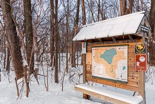 Entrance to nature center just down the street