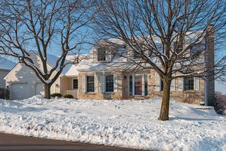 Mature trees, tasteful landscaping