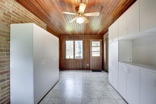 Ultimate extension connecting home and garage, storage galore.