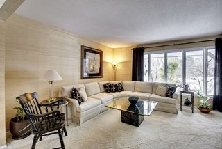 View from formal dining room to the formal living room