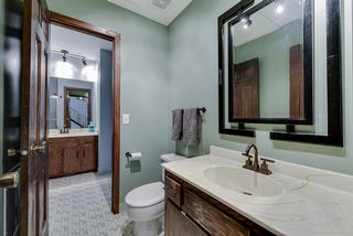 Walk through powder room towards master bath