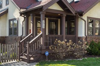 with a wonderful front porch to take in the neighborhood.
