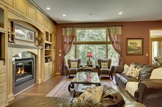 Custom maple built-ins to the ceiling