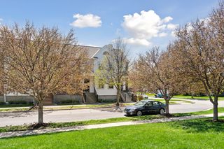 View from the greenway across the street.  Great gathering area - fun to watch children and pets at play.