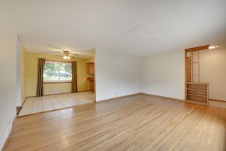 Open floor plan with adjoining informal dining. 