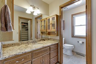 Updated counters separate toilet shower area