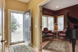 Main floor office with French doors