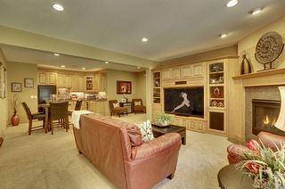 Open lower level for entertaining