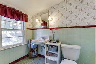 Upper level half bath
