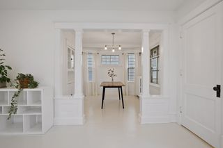 Living room, looking toward dining room