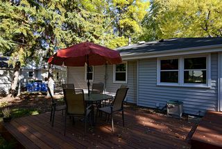 Beautiful treed yard adds welcome shade to hot summer afternoons