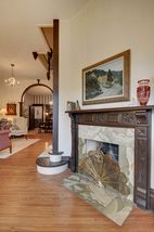 The Main Floor Fireplace...