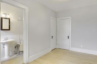 Bedroom has two closets.