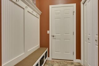 Casual entry from garage, built-in storage.